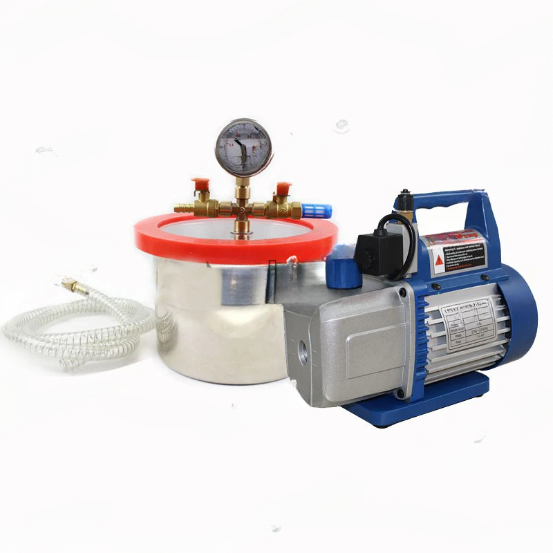Vacuum Chamber Stainless Steel Acrylic Lid - Paslanmaz çelik 3L gaz giderme odası