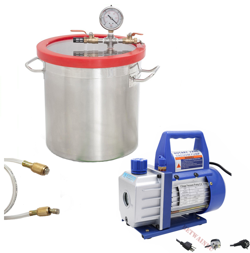 2.5CFM/3 CFM Vakum Pompası ile - Vacuum Degassing Chamber 3 Gallon Pump incelemesi ve fiyatı
