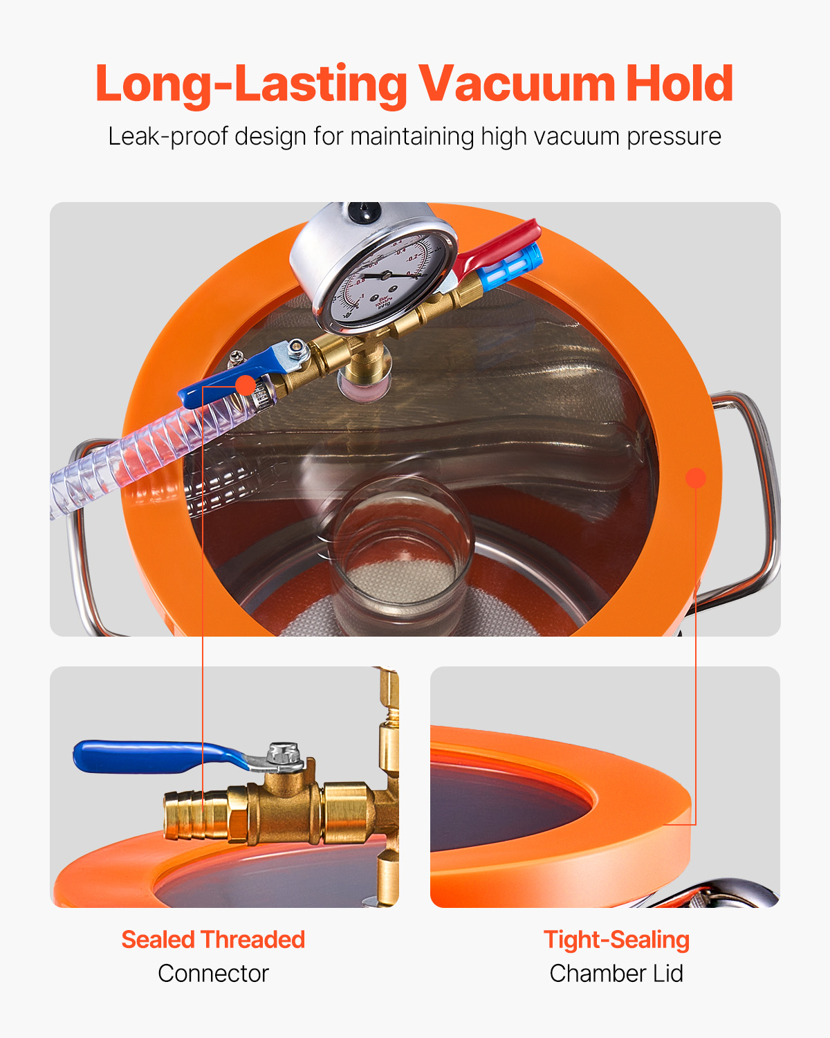 1.5 / 3 / 5 Galon Vakum Odası  - Vacuum Degassing Chamber 3 Gallon Pump incelemesi ve fiyatı