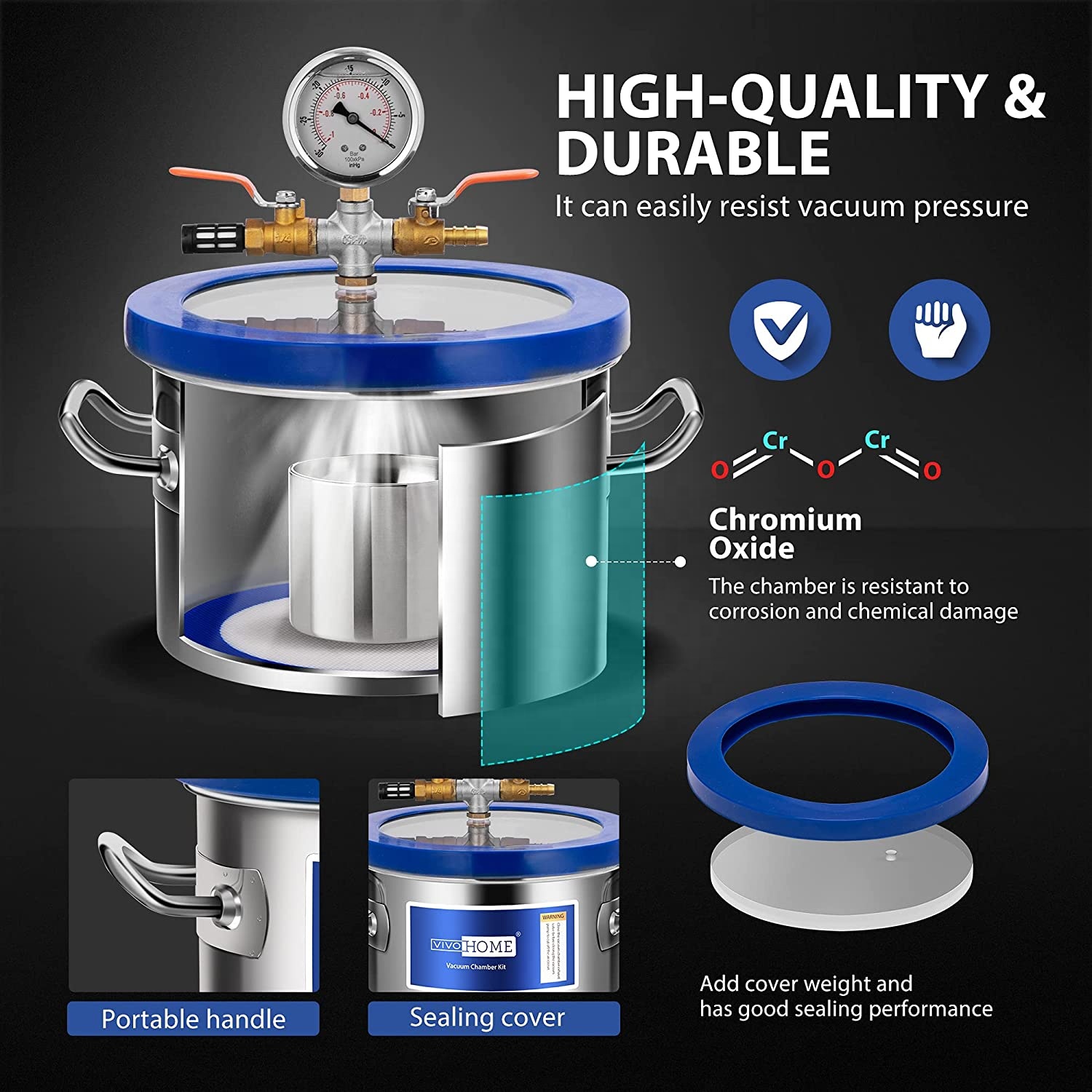 Ahşap Stabilizasyonu, Silikonl - Vacuum Degassing Chamber 3 Gallon Pump incelemesi ve fiyatı