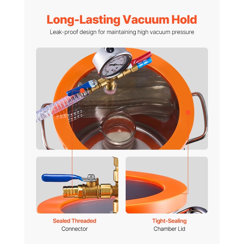 1.5 / 3 / 5 Galon Vakum Odası  - Vacuum Degassing Chamber 3 Gallon Pump incelemesi ve fiyatı