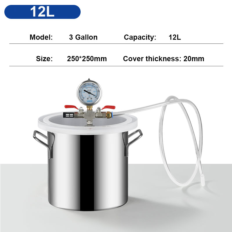 Paslanmaz Çelik Vakum Gaz Gide - Vacuum Chamber Stainless Steel Acrylic Lid incelemesi ve fiyatı