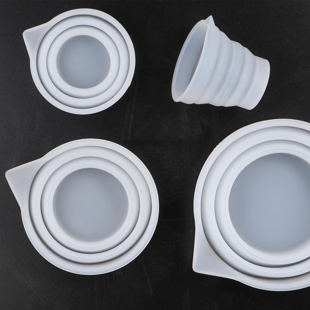 Ölçekli Katlanabilir Silikon Ö - Resin Mixing Cups Silicone Reusable Graduated incelemesi ve fiyatı
