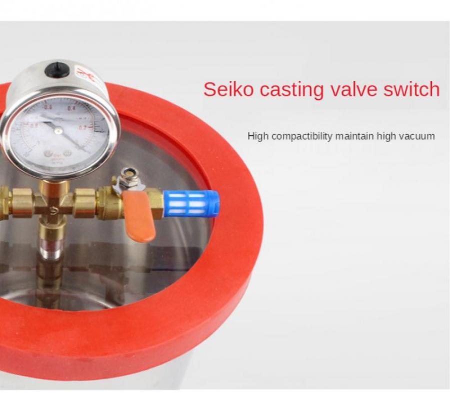 Paslanmaz Çelik 3L Vakum Gaz G - Vacuum Chamber Stainless Steel Acrylic Lid incelemesi ve fiyatı
