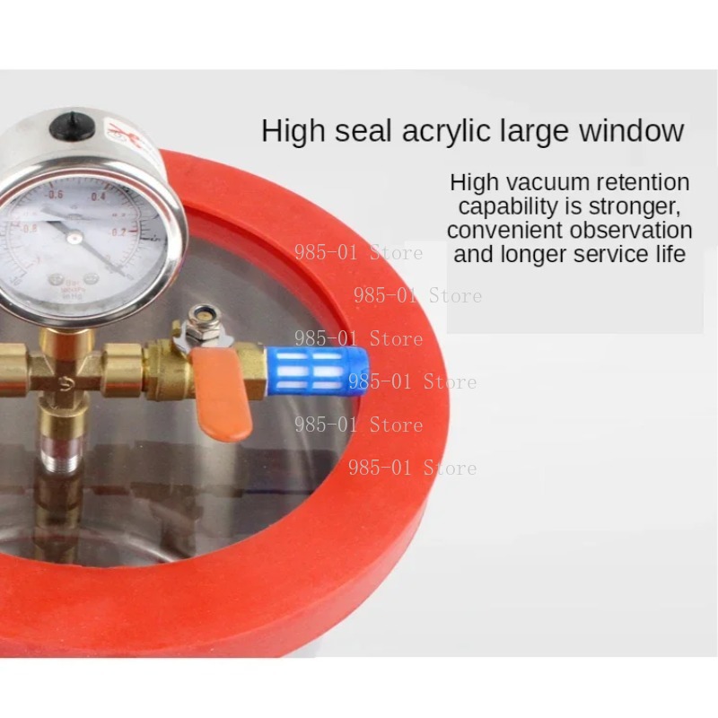 3L Paslanmaz Çelik Vakumlu Gaz - Vacuum Chamber Stainless Steel Acrylic Lid incelemesi ve fiyatı