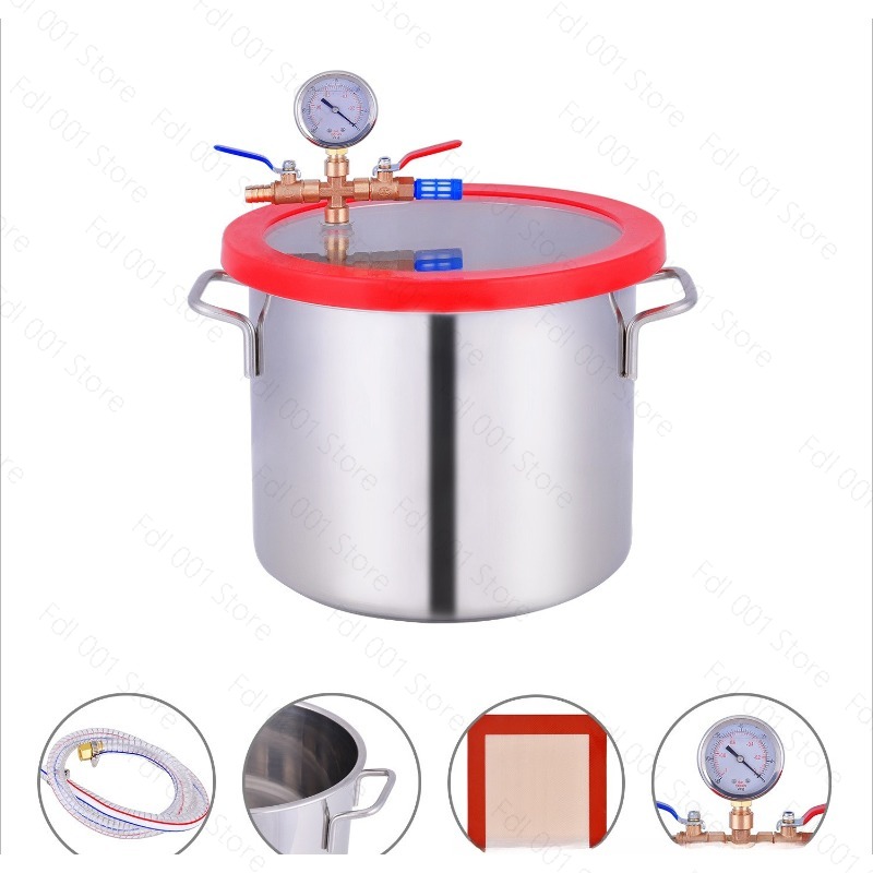 5 Galon 20L Paslanmaz Çelik Va - Vacuum Chamber Stainless Steel Acrylic Lid incelemesi ve fiyatı