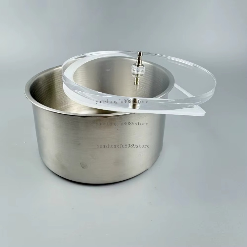 1 Litrelik Vakumlu Gaz Giderme - Vacuum Chamber Stainless Steel Acrylic Lid incelemesi ve fiyatı