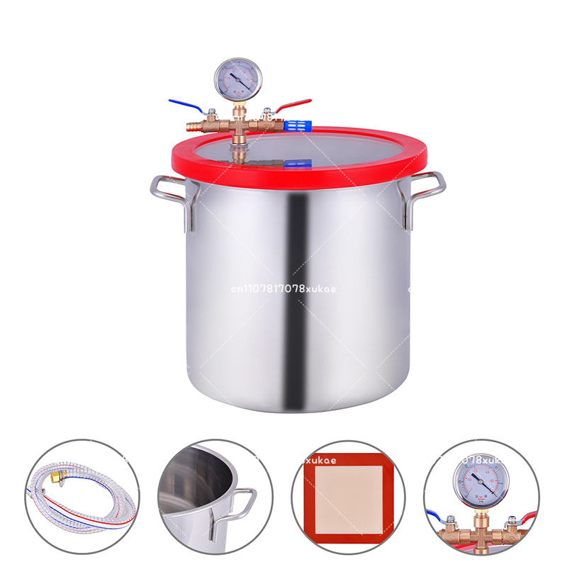 5 Galon 20L Paslanmaz Çelik Va - Vacuum Chamber Stainless Steel Acrylic Lid incelemesi ve fiyatı