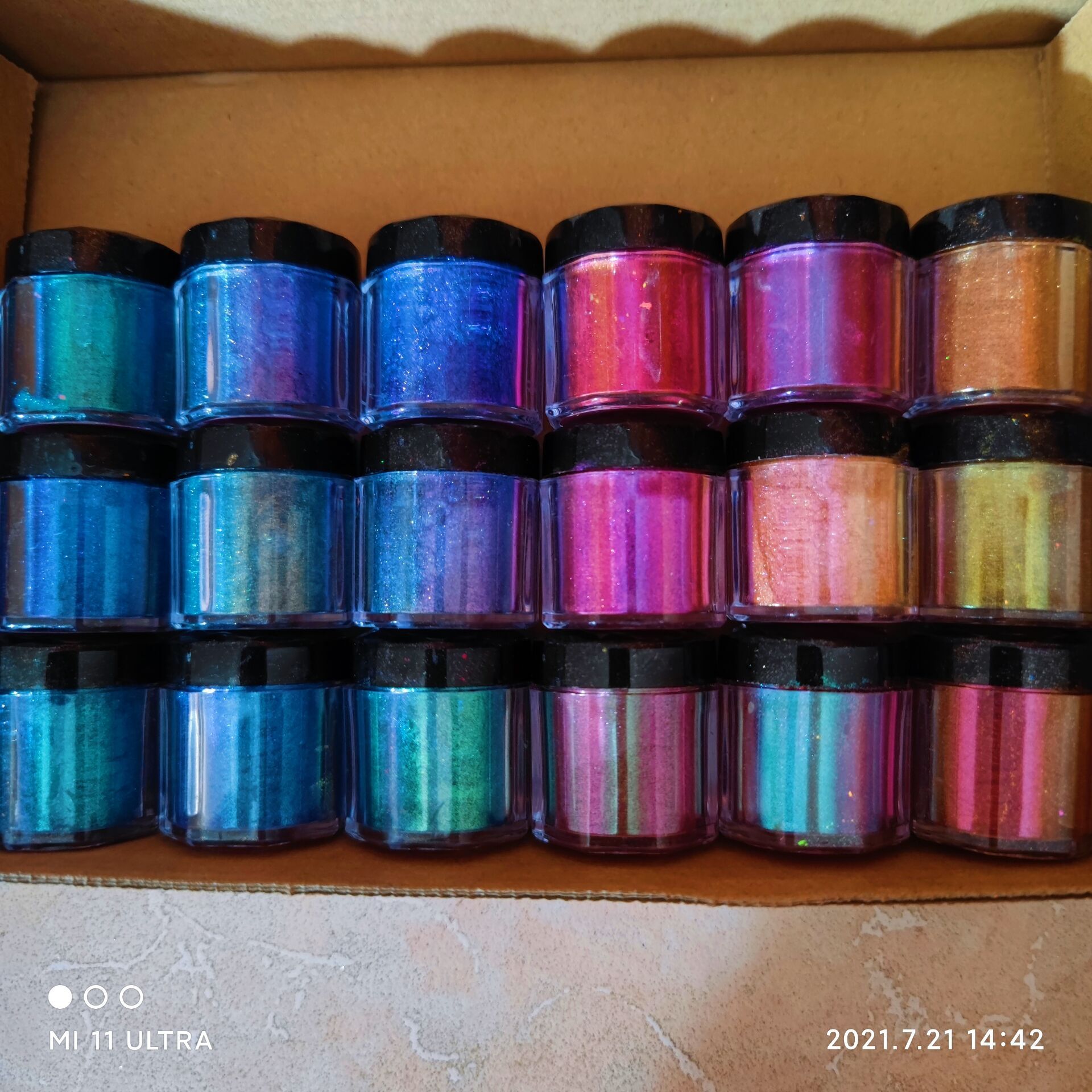 Watercolors/epoksi/boya/balçık - Mica Powder Pigment Metallic Color Epoxy incelemesi ve fiyatı