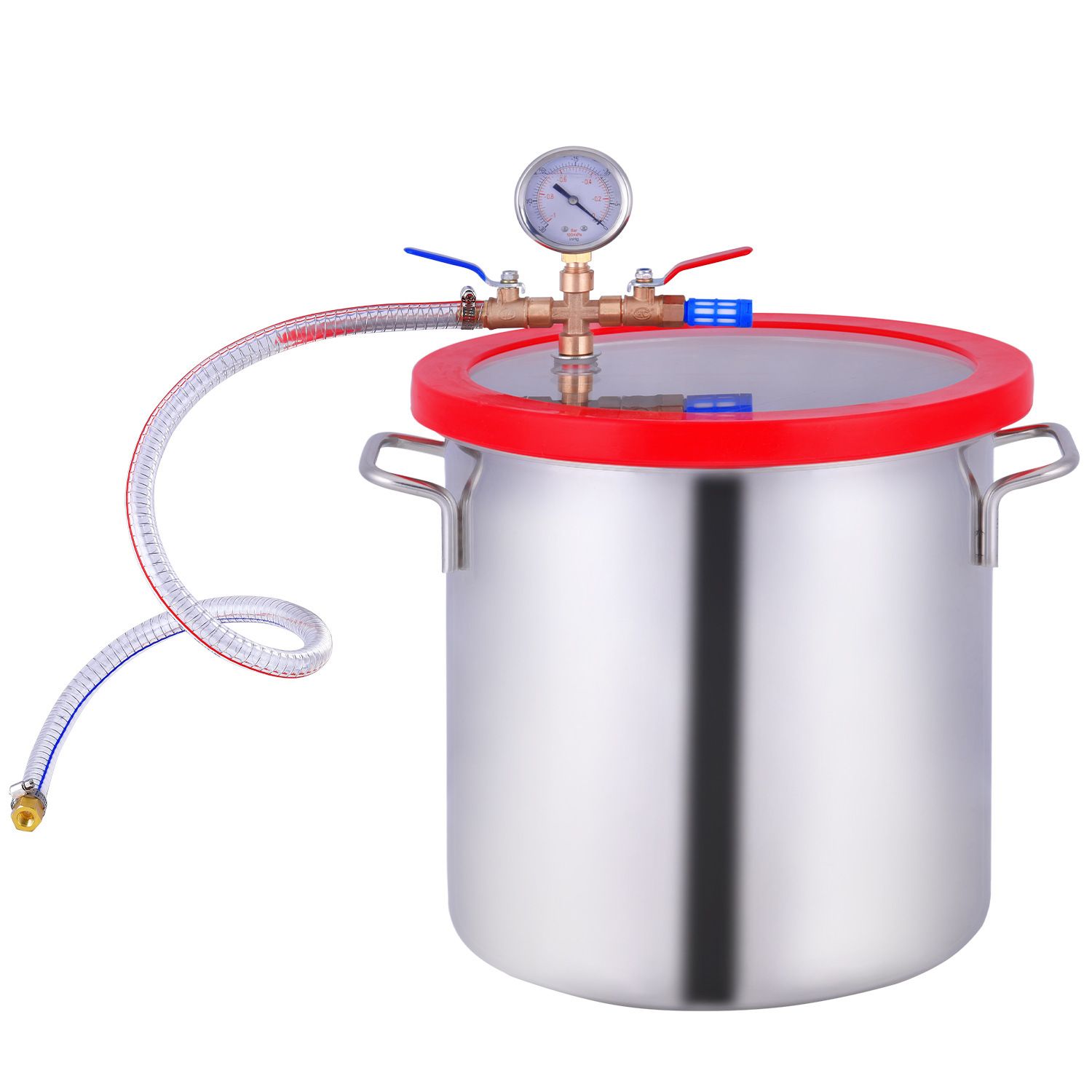 12L 3 Galon Vakumlu Gaz Giderm - Vacuum Chamber Stainless Steel Acrylic Lid incelemesi ve fiyatı