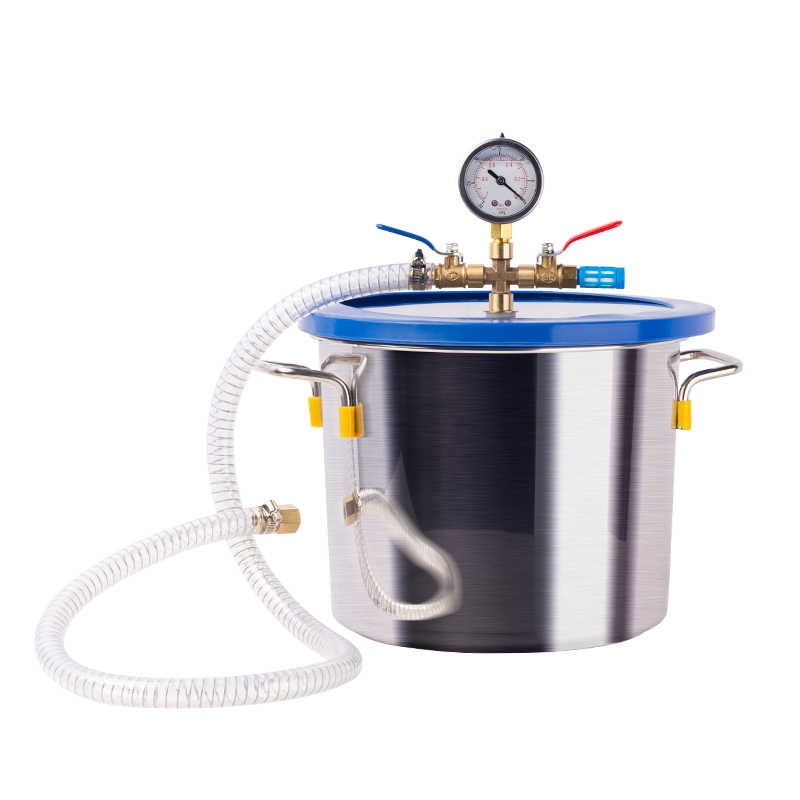 6 galon 27L Paslanmaz Çelik Va - Vacuum Chamber Stainless Steel Acrylic Lid incelemesi ve fiyatı
