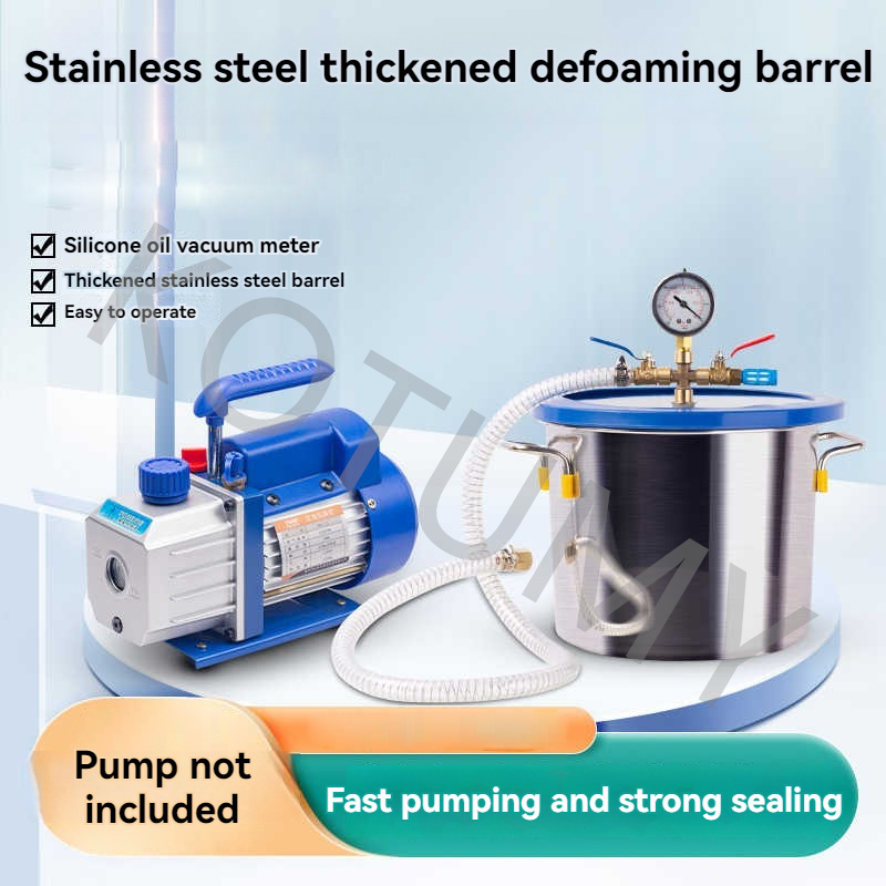 6 galon 27L Paslanmaz Çelik Va - Vacuum Chamber Stainless Steel Acrylic Lid incelemesi ve fiyatı