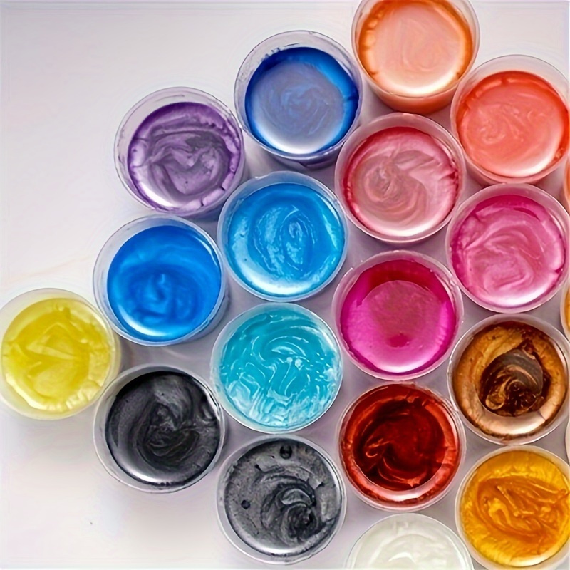 20 Renk, 20 ml'lik Paket, Epok - Mica Powder Pigment Metallic Color Epoxy incelemesi ve fiyatı